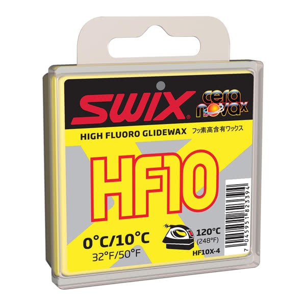 Swix High Fluoro Glidewax HF10X Yellow