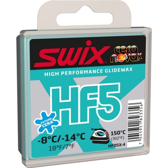 Swix High Fluoro Glidewax HF5X Turquoise