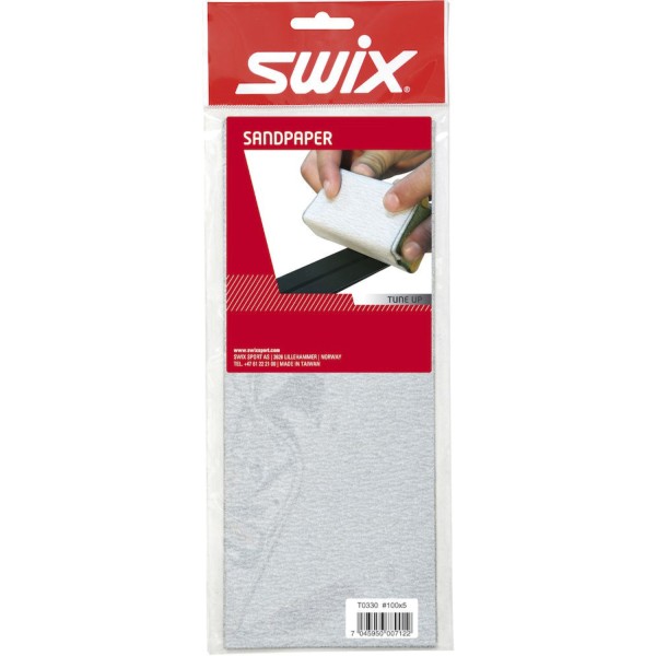 Swix Sandpapier T330 5 Stück Nr. 100